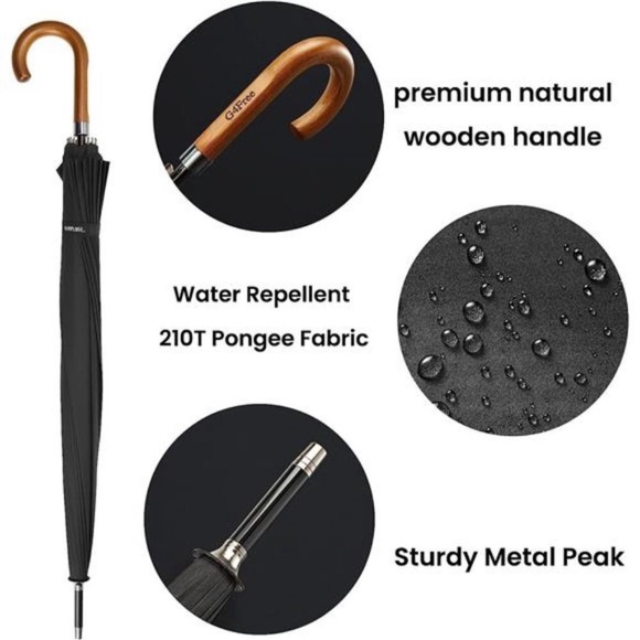 - 54 Inch Large Windproof Umbrella for 2 Persons - Picture 3 of 6